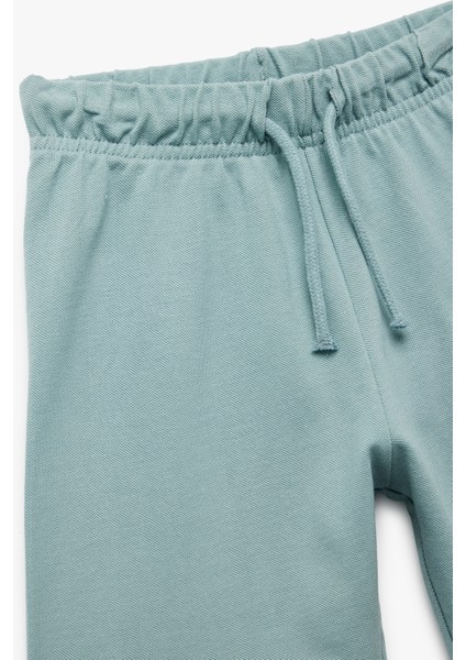 Pamuklu Beli Bağcıklı Basic Şort modelleri