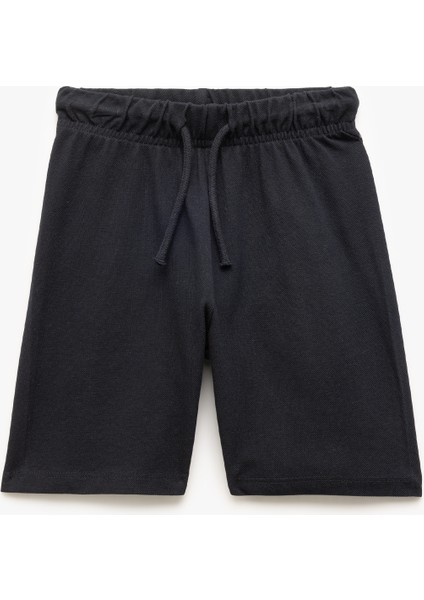 Pamuklu Beli Bağcıklı Basic Şort