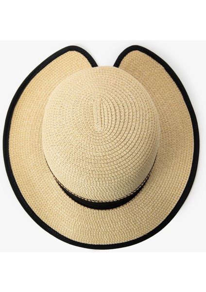 Bant Detaylı Hasır Şapka fiyatları