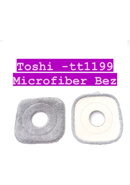 Temiz ve Kirli Su Ayıran Mikrofiber Mop Bezi Seti, Pratik ve Hijyenik Kullanım