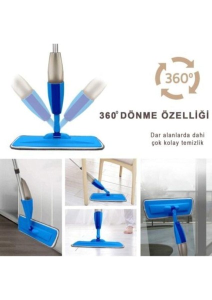 Spreyli Paspas, Yedek Bez, Deterjan Hazneli, Pratik Temizlik Aracı fırsatları