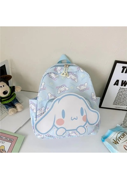 Sanrioed Anime Hello Kitty Cinnamoroll Benim Melodisi Kuromi Sevimli Çocuk Sırt Çantası Kawaii Karikatür Deri Mini Okul Çantası Tatil Renk: C/boyut: 28X34CM (Yurt Dışından)