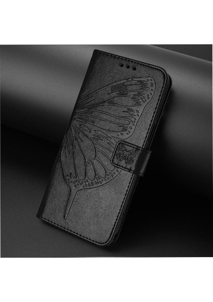 Xiaomi Poco F7 Ultra 5g Flip Kapak Kabartma Kelebek Manyetik (Yurt Dışından)