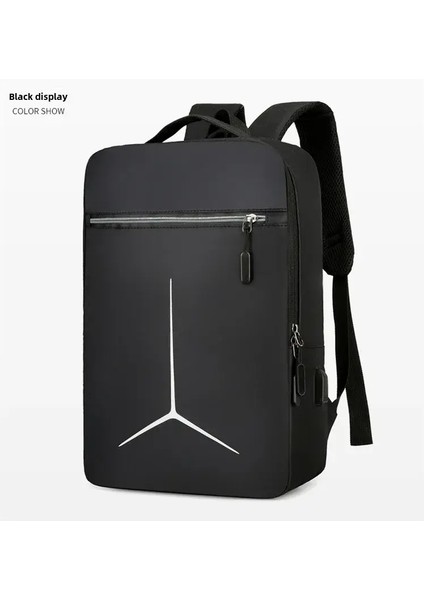 Yeni Hırsızlık Anti-Usb Su Geçirmez Kasa Seyahati Akıllı Dizüstü Motosiklet Backpack Man Eva Moda Iş Erkekler Kabuğu Sırt Çantası Renk: Siyah (Yurt Dışından)