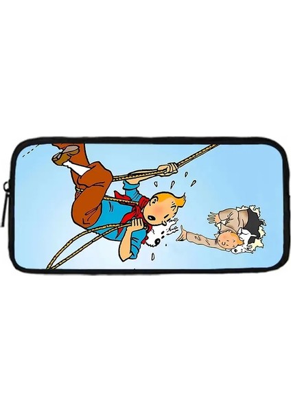 T-Tintins Maceraları Çocuk Okulu Backpack Öğle Yemeği Çantaları, Kalem Çantaları, Erkekler Için Okul Çantaları En Iyi Hediye Color: XHOO1-BD-126-A8 (Yurt Dışından)