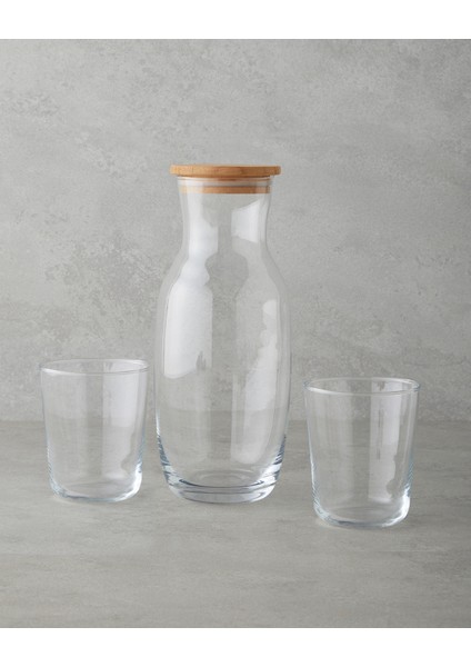Luminous Cam 3 Parça Su Takımı 1000 ml + 315 ml Şeffaf