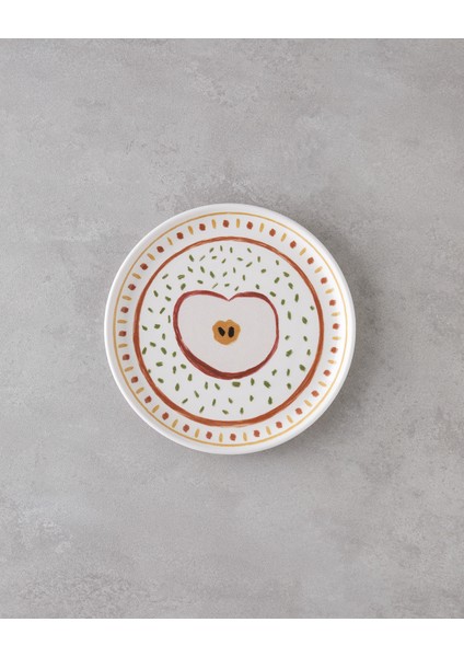 Malic Seramik Pasta Tabağı 20 cm Renkli