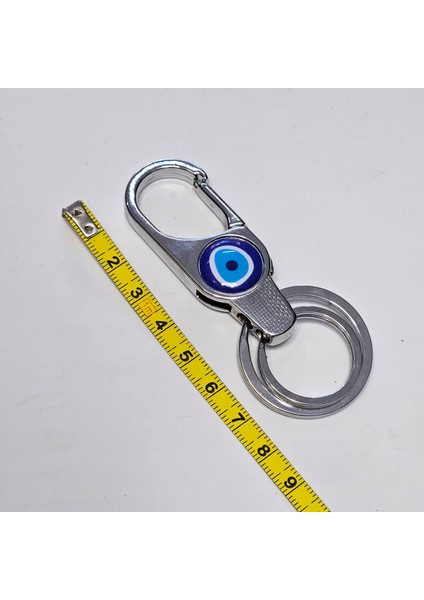 Anahtarlık Nazar Boncuklu Armalı Kemer Metal Anahtarlık-Çanta Aksessuar fiyatları