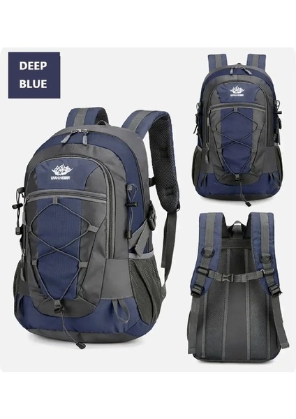 Su Geçirmez Yürüyüş Sırt Çantası, Hafif Dış Mekan Yürüyüş Çantası, Yüksek Kaliteli Büyük Kapasiteli Seyahat Çantası Yürüyüş Için: Mavi/beden: 45CM-49CM (Yurt Dışından)