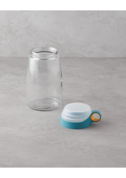 Novia Cam Ölçü Kaplı Kavanoz 1800 ml Mavi-Beyaz fiyatları