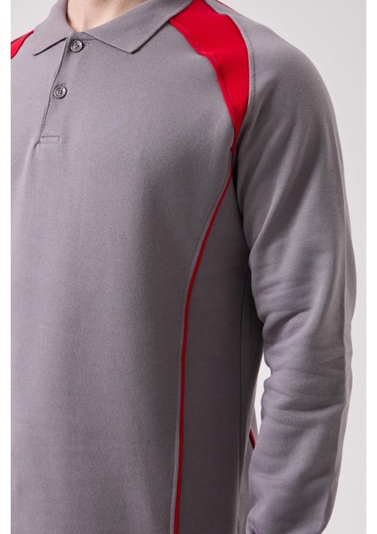 Vancelya Polo Yaka Sweatshirt - Uzun Kollu, Nefes Alabilir, Iş ve Günlük Kullanım Için fırsatları