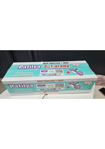 Çiftli Temizlik Seti: Mop ve Havlu, Sap Dahil Değil, 2'li Paket fırsatları