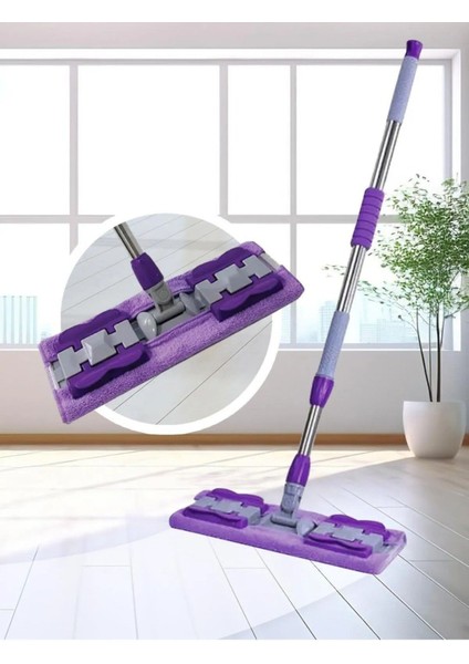 Çiftli Temizlik Seti: Mop ve Havlu, Sap Dahil Değil, 2'li Paket