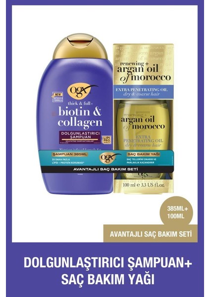 Biotin Şampuan + Argan Yağ