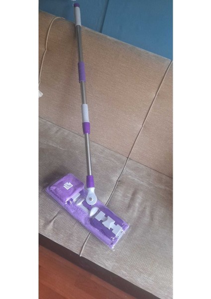 Ayarlanabilir Mikrofiber Mop Seti + Yedek Bez, Pratik ve Hafif Temizlik Şıklığı
