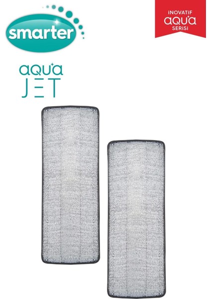 Yedek Mop 2'li Temizlik Seti, Temiz ve Kirli Su Ayırıcı Özellikli, Tablet Mop