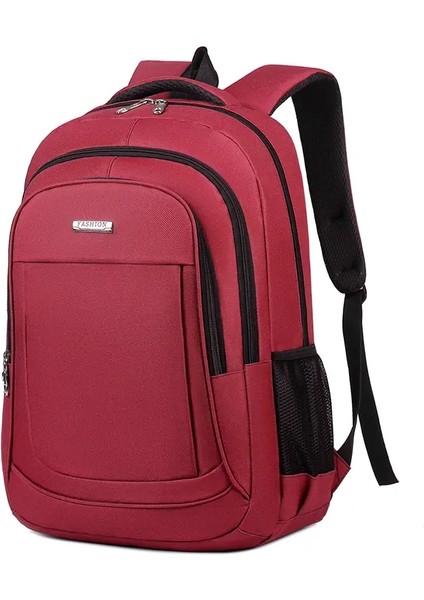 Hem Erkekler Hem De Kadınlar Için Sırt Çantası, Seyahat Sırt Çantası, Büyük Kapasiteli Işe Gidip Gelme Çantası, 16 Inç Dizüstü Bilgisayar Çantası Rengini Indırabilir: Kırmızı (Yurt Dışından)