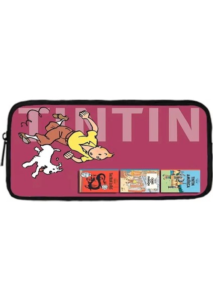 T-Tintins Maceraları Çocuk Okulu Backpack Öğle Yemeği Çantaları, Kalem Çantaları, Erkekler Için Okul Çantaları En Iyi Hediye Color: XHOO1-BD-126-A8 (Yurt Dışından)