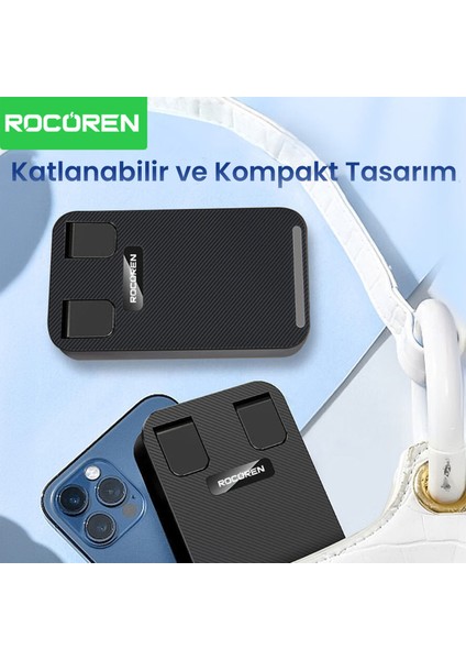 360° Dönebilen Katlanabilir Yükseklik ve Eğim Ayarlı Telefon Tutucu Stand indirimleri