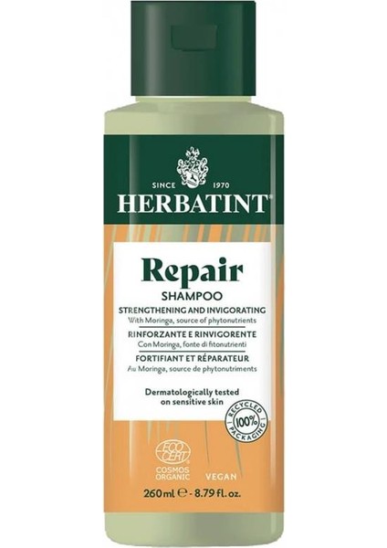Herbatint Repair Shampoo 260ML