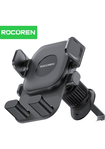 Metal Kancalı Havalandırma Destekli Araç Içi Telefon Tutucu