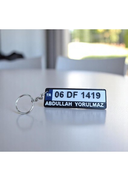 Kişiye Özel Araba Plaka Anahtarlık Isimli Plakalık Hediyelik