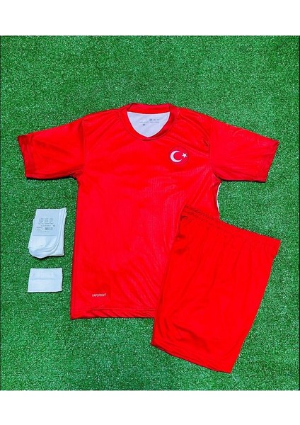 Türkiye Milli Takım #21 Barış Alperen Çocuk Forması 4'lü Set (Red) fiyatları