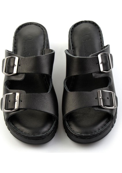 Siyah Leather Kadın Terlik K04763995003 fiyatları
