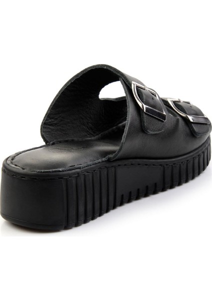 Siyah Leather Kadın Terlik K04763995003 fırsatları