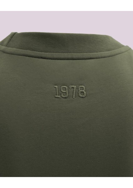 Haki Basic Oversize Tişört