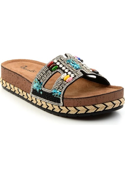 Siyah Kadın Terlik K04784000687 modelleri