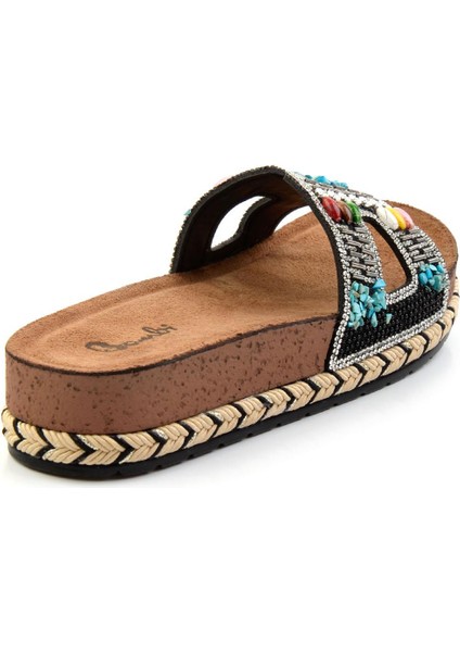 Siyah Kadın Terlik K04784000687 fırsatları