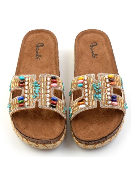 Bronz Kadın Terlik K04784000687 fiyatları