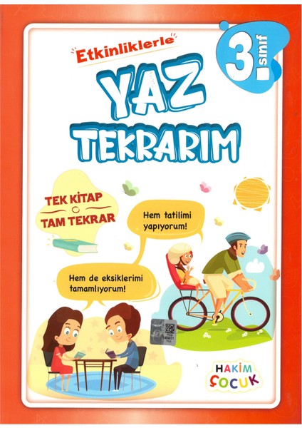 Hakim Çocuk 3.sınıf Etkinliklerle Yaz Tekrarım Tek Kitap Tam Tekrar Tatil Kitabı
