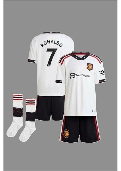 Manchester/united #cr7 C./ronaldo 2022/23 Sezonu Çocuk Forması 3'lü Set fiyatları