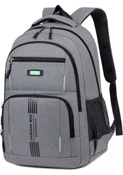 Erkekler Büyük Kapasiteli Seyahat Sırt Çantası - Dalı Naylon, Ayarlanabilir Omuz Kayışları, Çok Bölmeli ， Iş ve Okul Bagcolor: Siyah (Yurt Dışından)