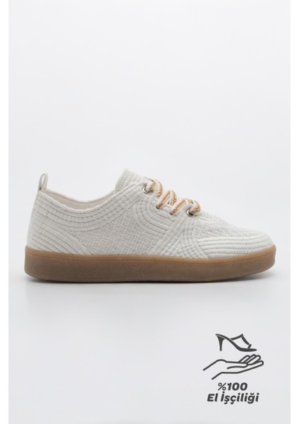 Kadın Sneaker Işlemeli Nakışlı Spor Ayakkabı Nolen modelleri