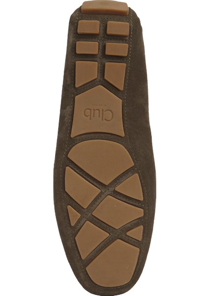 Haki Erkek Süet Loafer