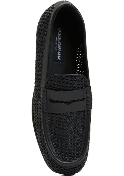 Siyah Logo Detaylı Erkek Loafer fırsatları