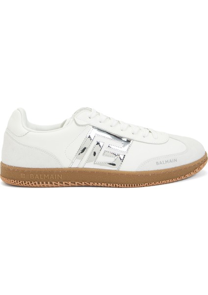 Beyaz Erkek Deri Sneaker