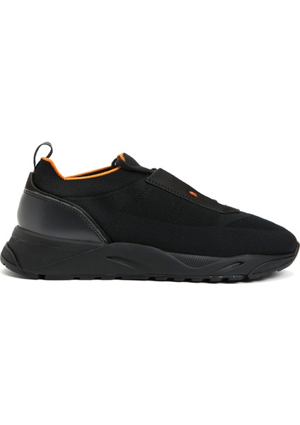 Siyah Erkek Deri Sneaker