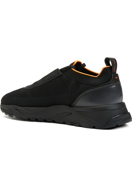 Siyah Erkek Deri Sneaker