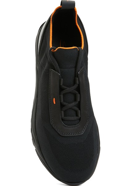 Siyah Erkek Deri Sneaker