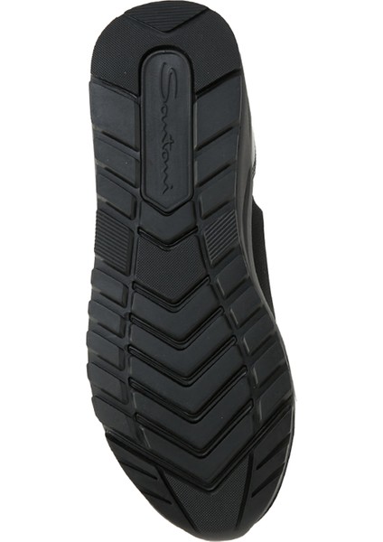 Siyah Erkek Deri Sneaker