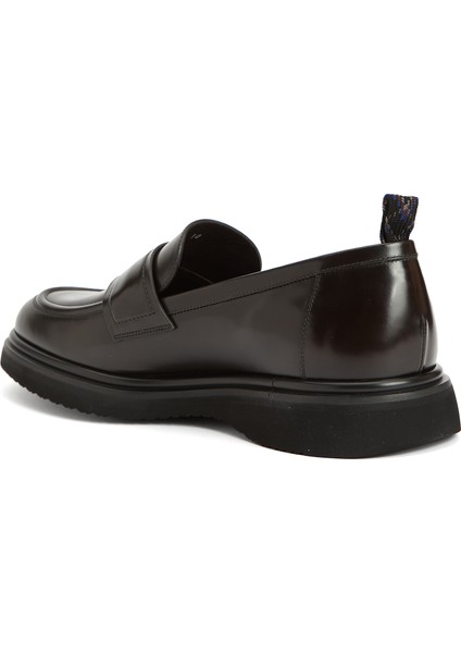 Kahverengi Erkek Deri Loafer