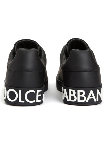 Portofino Siyah Erkek Deri Sneaker modelleri