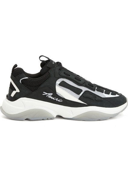 Bone Runner Siyah Erkek Deri Sneaker