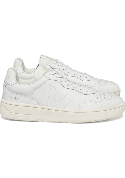 V-90 Beyaz Erkek Deri Sneaker