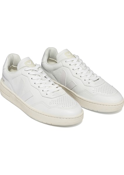 V-90 Beyaz Erkek Deri Sneaker