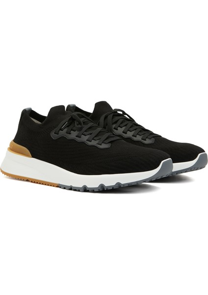 Siyah Erkek Çorap Formlu Sneaker